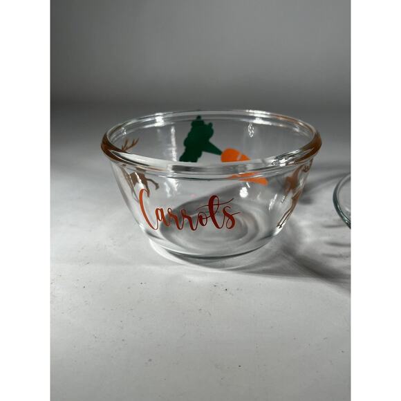Christmas Glass Cookies For Santa Plate Carrots For Reindeer Bowl Clear Dishes - Picture 5 of 16